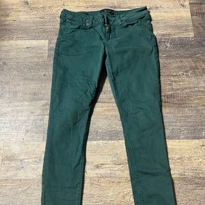 Lucky Brand Skinny Jeans Womens Size 8 Green